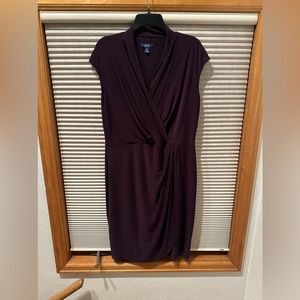 Woman’s Maroon long plus size dress